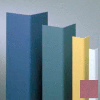 Vinyl Surface Mounted Corner Guard, 90° Corner, 3/4" Wings, 8' Height, Victorian Rose, Vinyl