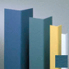 Vinyl Surface Mounted Corner Guard, 90° Corner, 3/4" Wings, 8'H, Alexis BL, Vinyl