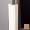 Door Frame Guard, 3" Wing, 4'L, Mocha