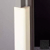 Door Frame Guard, 3" Wing, 8'L, Black