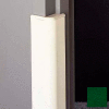 Door Frame Guard, 3" Wing, 8'L, Hunter Green