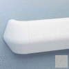 Outside Corner For Triangular Handrail System, Pearl Gray