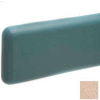 Wall Guard W/Rounded Top & Bottom Edges, Aluminum Retainer, 6"H x 12'L, Mojave Sand