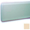 Wall Guard W/Rounded Top & Bottom Edges, Aluminum Retainer, 7-3/4"H x 12'L, Champagne