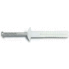 Dewalt eng. by Powers 02548-PWR-Nylon Nailin Plastic Anchor, Mushroom Head, SS, 1/4" x 1-1/2"-100/Pk