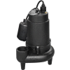 Power-Flo 3/4HP Automatic Sewage Pump 115V 2" Discharge Teathered Float Switch 10' Cord