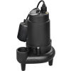 Power-Flo 3/4HP Automatic Sewage Pump 115V 2&quot; Discharge Teathered Float Switch 10' Cord