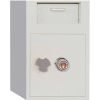 Phoenix Safe Front Loading Dial Combination Lock Depository Safe 2.0 cu ft, Off-White, Steel