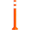 DP200 36" Round Traffic Channelizer Post, Orange