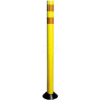 DP200 36" Round Traffic Channelizer Post, Yellow