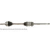 Remanufactured CV Axle Assembly, Cardone Reman 60-6107