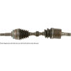 Remanufactured CV Axle Assembly, Cardone Reman 60-6213