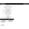 Centric Original Equipment Formula Brake Pads with Hardware, Centric Parts 100.06810
