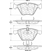 Centric Original Equipment Formula Brake Pads with Hardware, Centric Parts 100.09180