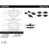 Centric Original Equipment Formula Brake Pads with Hardware, Centric Parts 100.09700