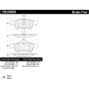 Centric Original Equipment Formula Brake Pads with Hardware, Centric Parts 100.09860