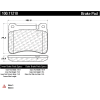 Centric Original Equipment Formula Brake Pads with Hardware, Centric Parts 100.11210