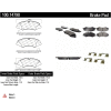 Centric Original Equipment Formula Brake Pads with Hardware, Centric Parts 100.14790