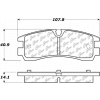 C-Tek Semi-Metallic Brake Pads with Shims, C-Tek 102.07540