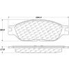C-Tek Semi-Metallic Brake Pads with Shims, C-Tek 102.08030