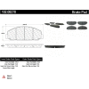 C-Tek Semi-Metallic Brake Pads with Shims, C-Tek 102.08270
