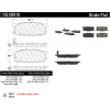 C-Tek Semi-Metallic Brake Pads with Shims, C-Tek 102.08910
