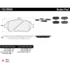 C-Tek Semi-Metallic Brake Pads with Shims, C-Tek 102.09060