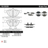 C-Tek Semi-Metallic Brake Pads with Shims, C-Tek 102.09200