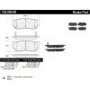 C-Tek Semi-Metallic Brake Pads with Shims, C-Tek 102.09540