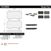C-Tek Semi-Metallic Brake Pads with Shims, C-Tek 102.09600