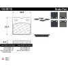 C-Tek Semi-Metallic Brake Pads with Shims, C-Tek 102.09710