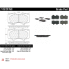 C-Tek Semi-Metallic Brake Pads with Shims, C-Tek 102.09760