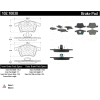 C-Tek Semi-Metallic Brake Pads with Shims, C-Tek 102.10030