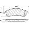 C-Tek Semi-Metallic Brake Pads with Shims, C-Tek 102.10190