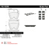 C-Tek Semi-Metallic Brake Pads with Shims, C-Tek 102.10290