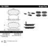 C-Tek Semi-Metallic Brake Pads with Shims, C-Tek 102.10900