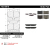 C-Tek Semi-Metallic Brake Pads with Shims, C-Tek 102.10910