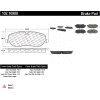 C-Tek Semi-Metallic Brake Pads with Shims, C-Tek 102.10980