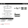 C-Tek Semi-Metallic Brake Pads with Shims, C-Tek 102.11140