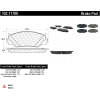 C-Tek Semi-Metallic Brake Pads with Shims, C-Tek 102.11780