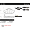 C-Tek Semi-Metallic Brake Pads with Shims, C-Tek 102.12550