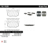 C-Tek Semi-Metallic Brake Pads with Shims, C-Tek 102.14580