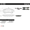 C-Tek Semi-Metallic Brake Pads with Shims, C-Tek 102.14900