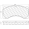 C-Tek Semi-Metallic Brake Pads with Shims, C-Tek 102.15250