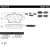 C-Tek Semi-Metallic Brake Pads with Shims, C-Tek 102.15370