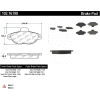 C-Tek Semi-Metallic Brake Pads with Shims, C-Tek 102.16190