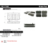 C-Tek Semi-Metallic Brake Pads with Shims, C-Tek 102.17160