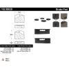 C-Tek Semi-Metallic Brake Pads with Shims, C-Tek 102.90030