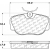 C-Tek Ceramic Brake Pads with Shims, C-Tek 103.04930