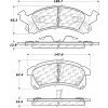 C-Tek Ceramic Brake Pads with Shims, C-Tek 103.05060